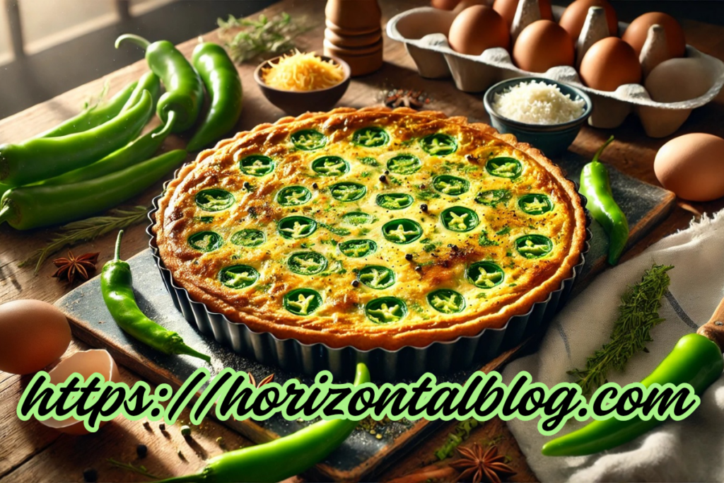 Crustless Green Chile Quiche