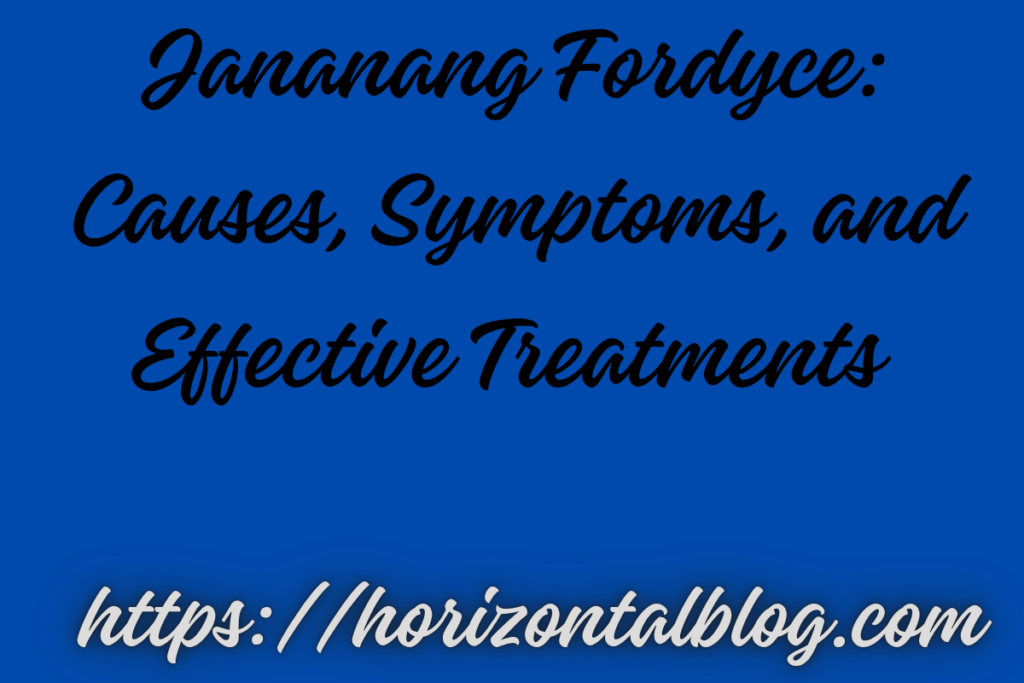 Jananang Fordyce