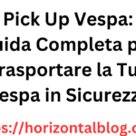 Pick Up Vespa